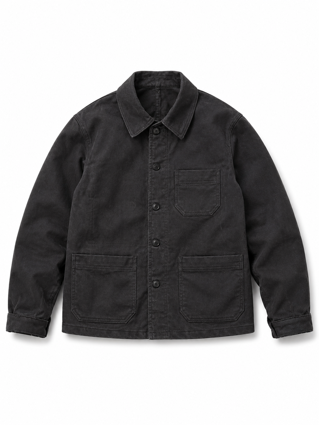 Worker's Black Moleskin Chore