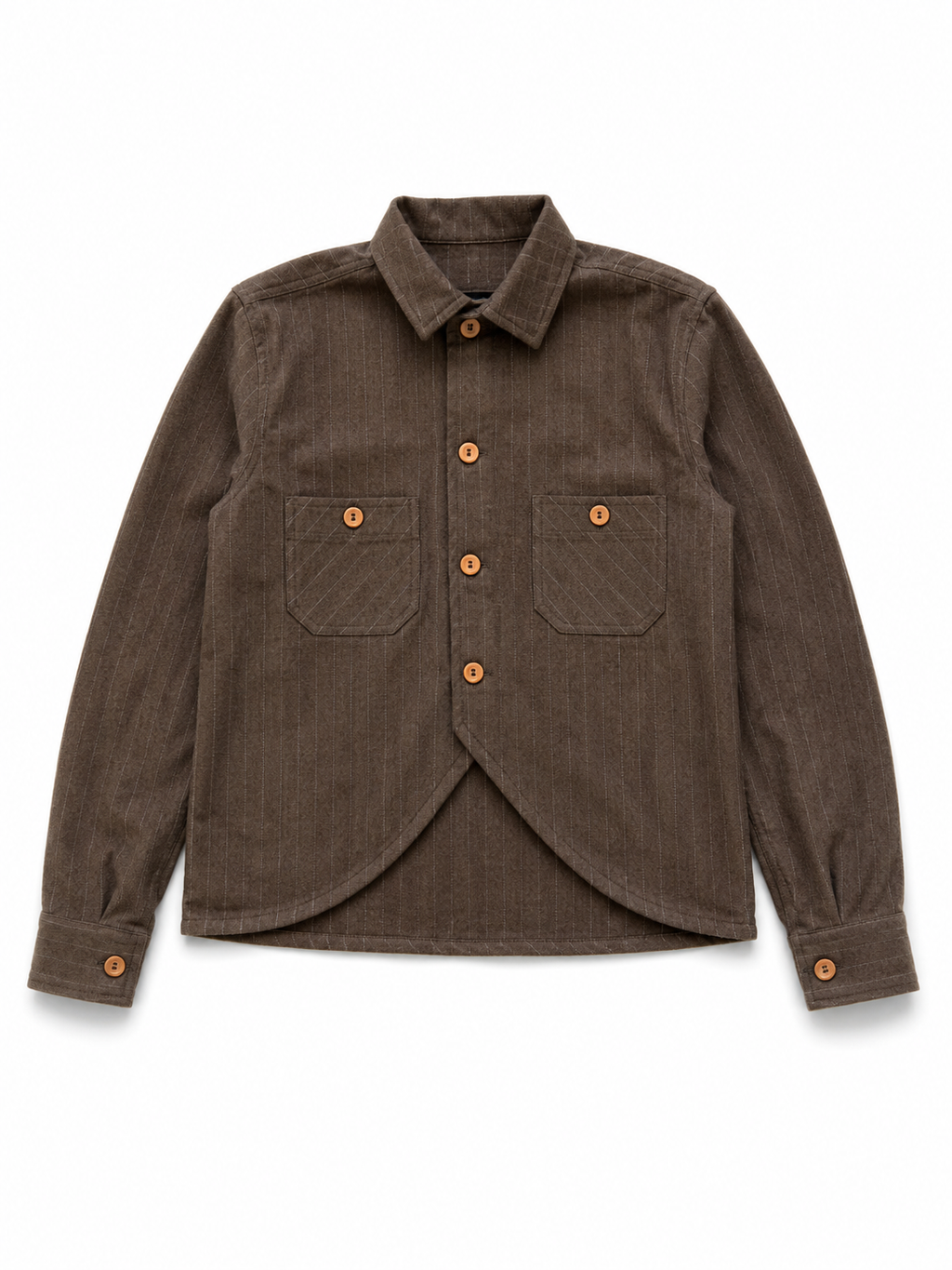 Brown Western Ranch Button Up
