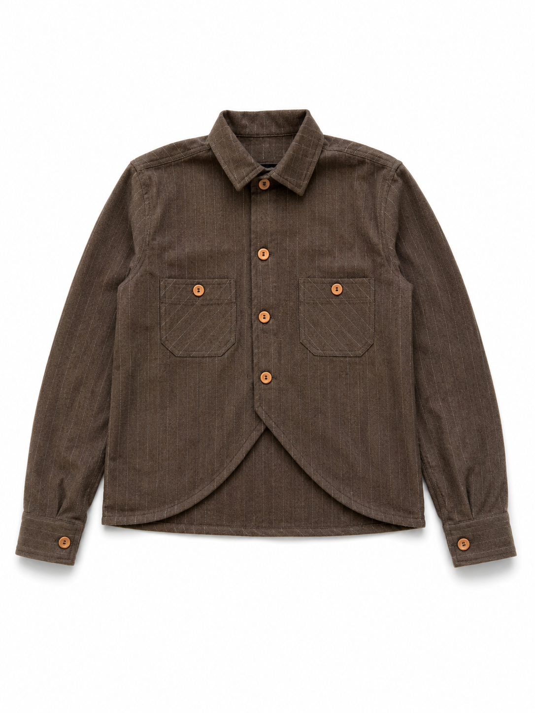 Brown Western Ranch Button Up