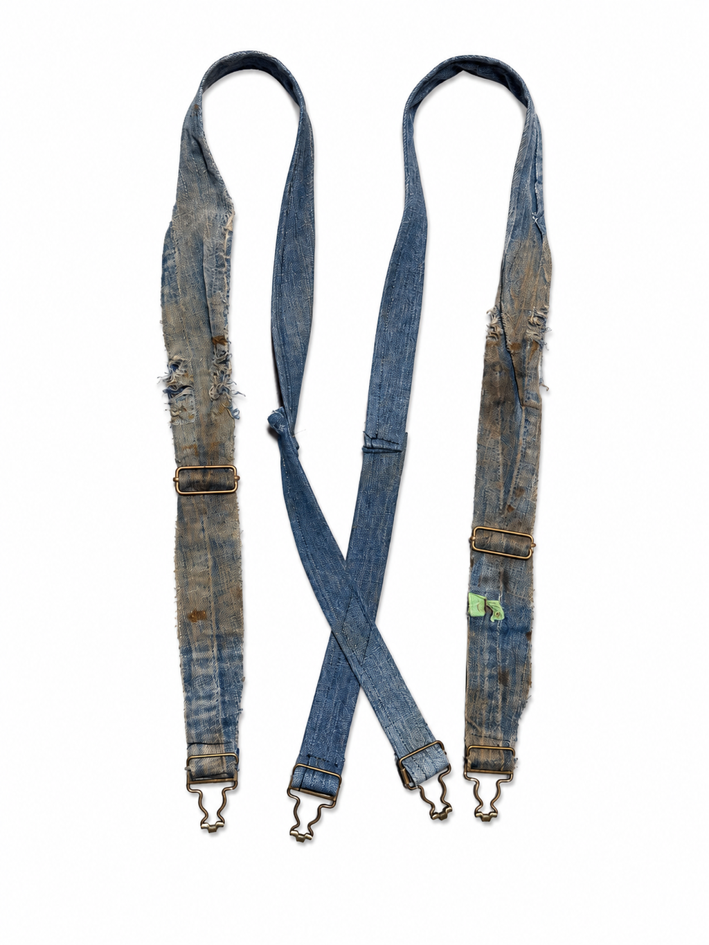 Faded Denim Suspenders