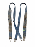 Faded Denim Suspenders
